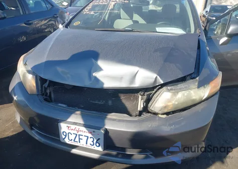 2012 Honda Civic Natural Gas из США, поврежденный, VIN 19XFB5F53CE001630